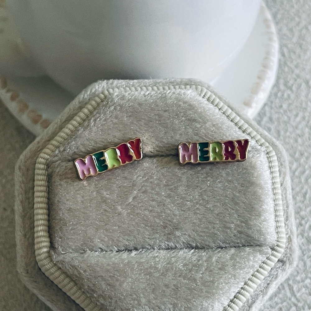 MERRY colorful stud earrings
